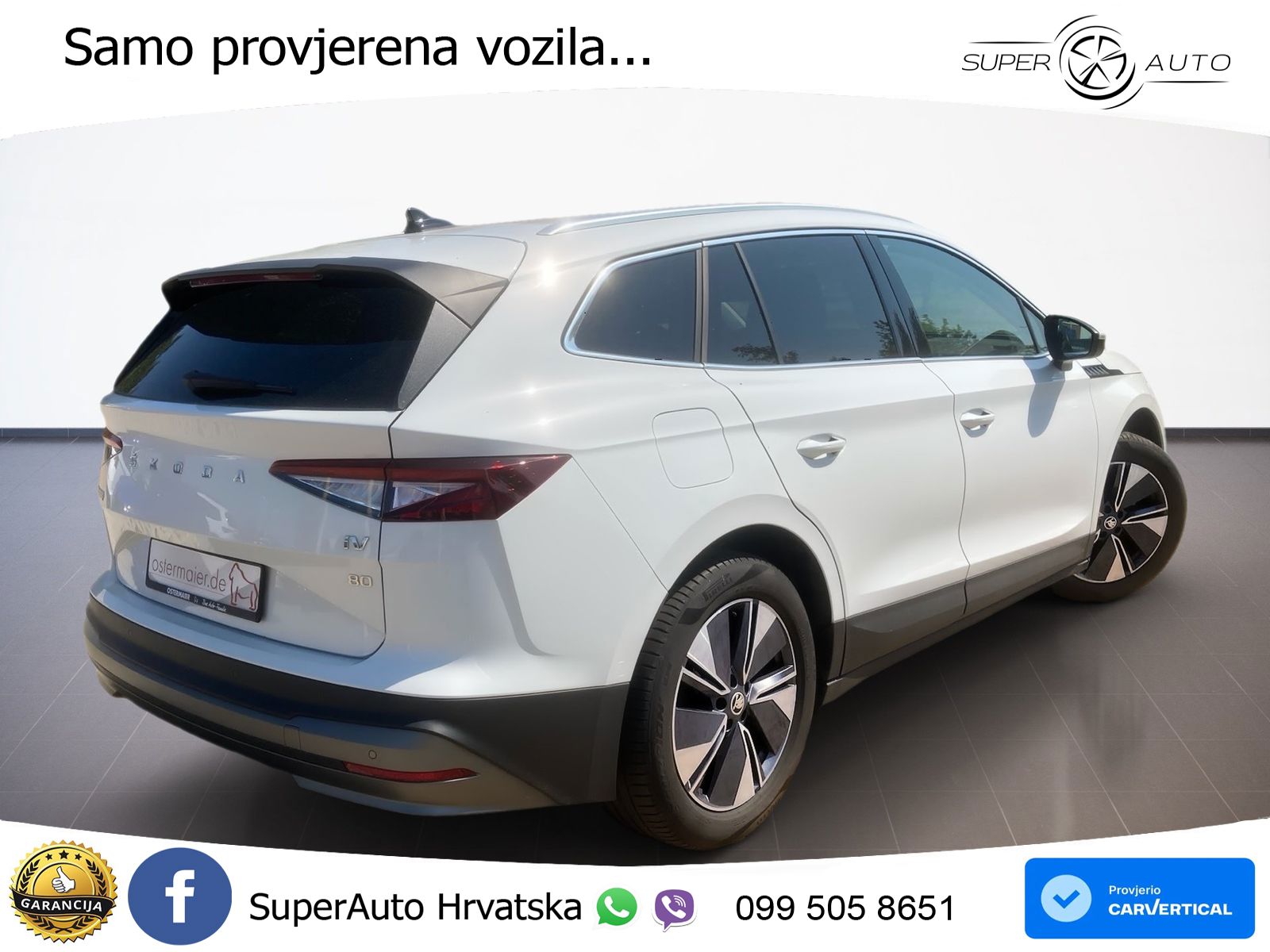 Škoda Enyaq iV 80 82 kWh (204 KS) LED+GR SJED+ACC