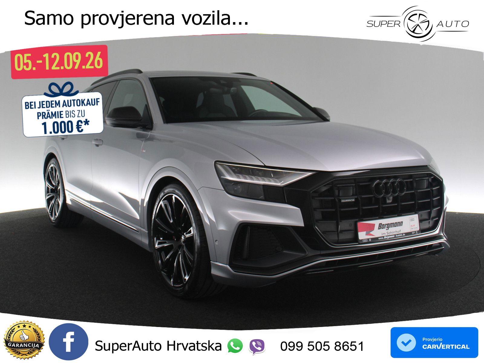 Audi Q8 50 TDI V6 (286 KS) quattro Tiptronic