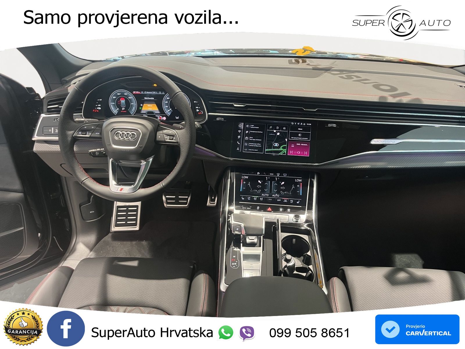 Audi Q8 60 TFSIe V6 (490 KS) quattro Tiptronic 489 KS LED+GR SJED+ACC