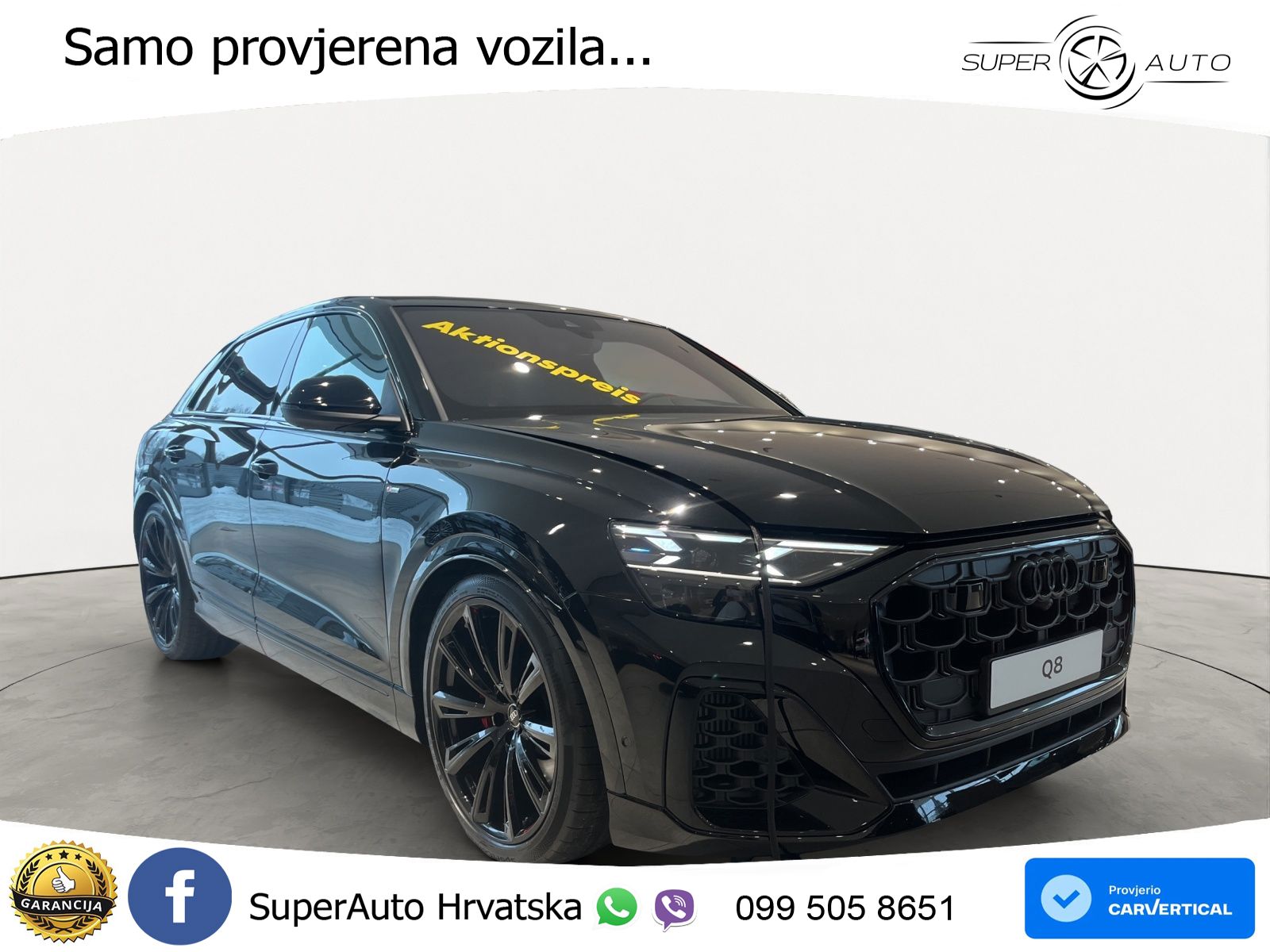 Audi Q8 60 TFSIe V6 (490 KS) quattro Tiptronic 489 KS LED+GR SJED+ACC