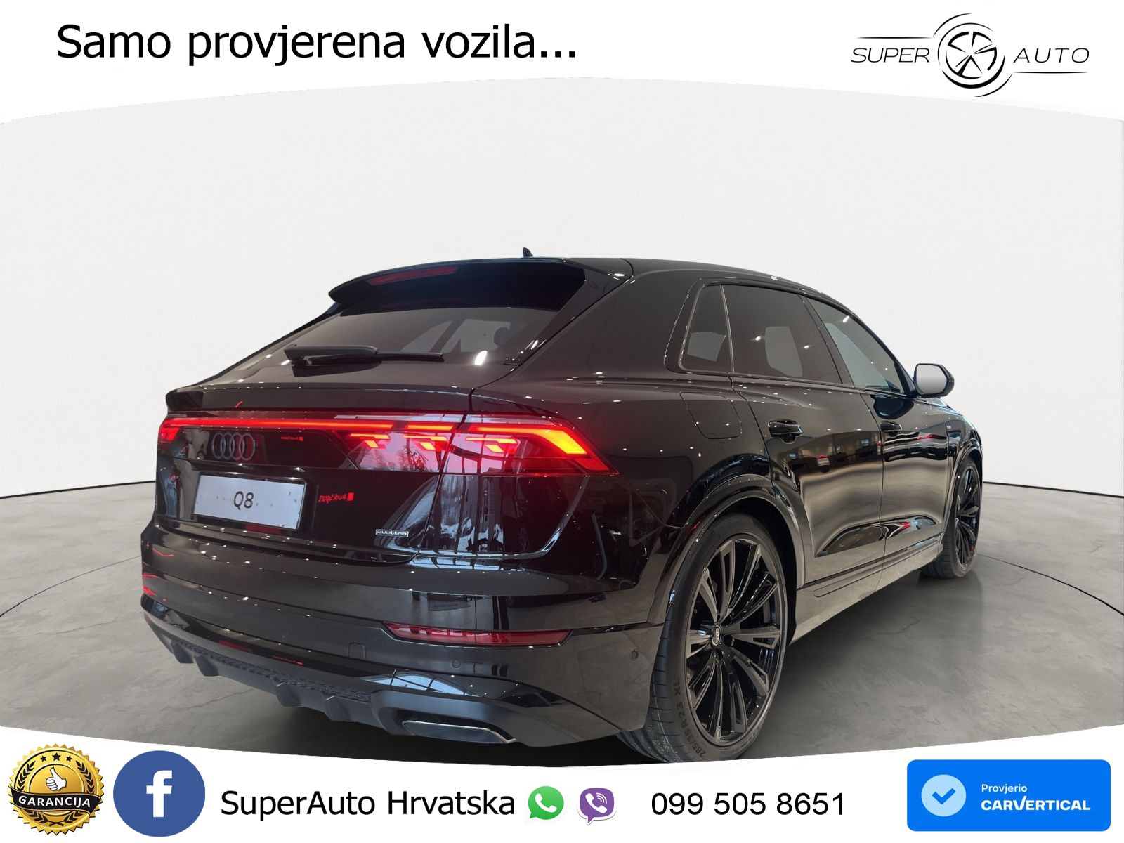 Audi Q8 60 TFSIe V6 (490 KS) quattro Tiptronic 489 KS LED+GR SJED+ACC