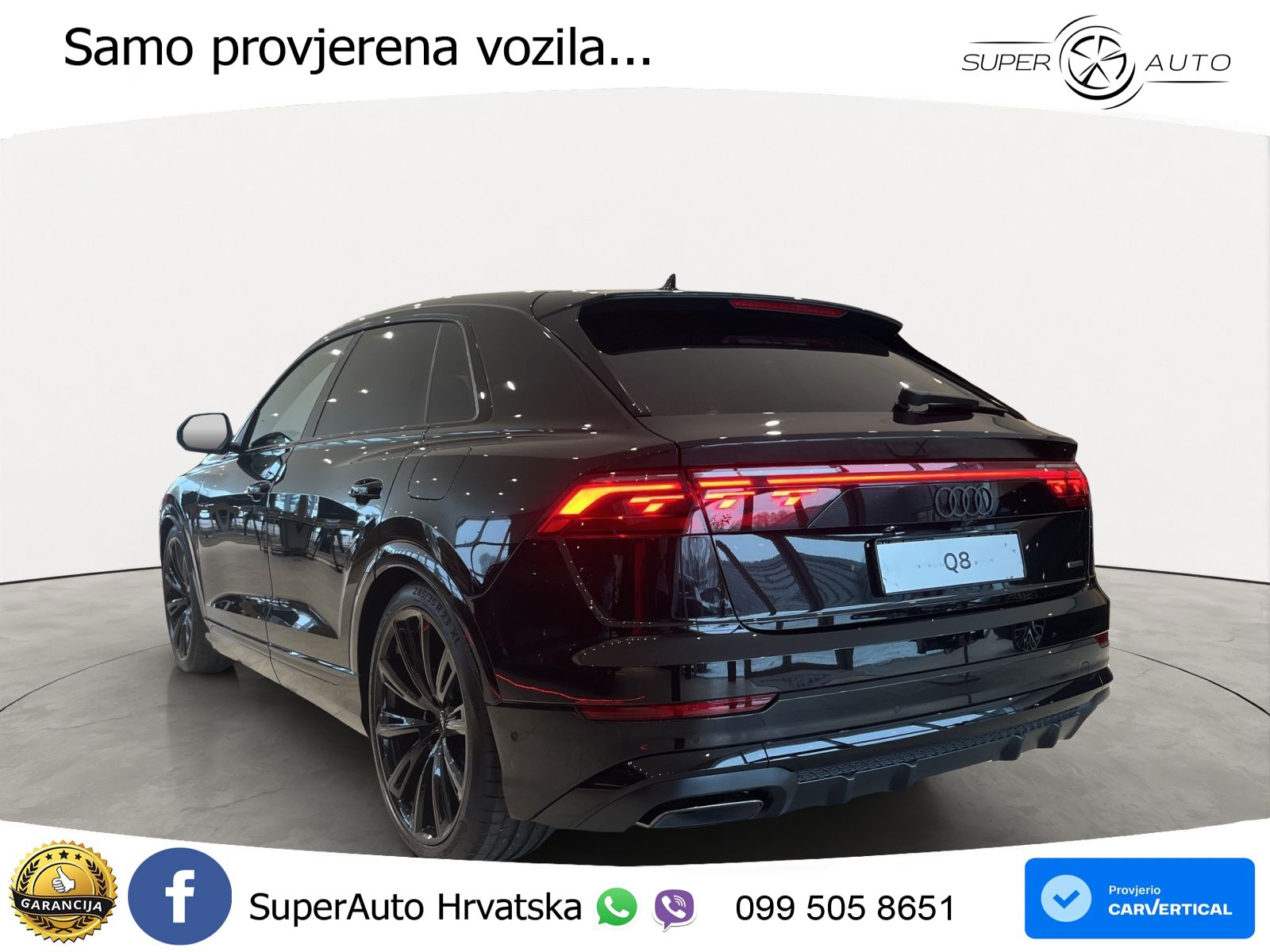 Audi Q8 60 TFSIe V6 (490 KS) quattro Tiptronic 489 KS LED+GR SJED+ACC