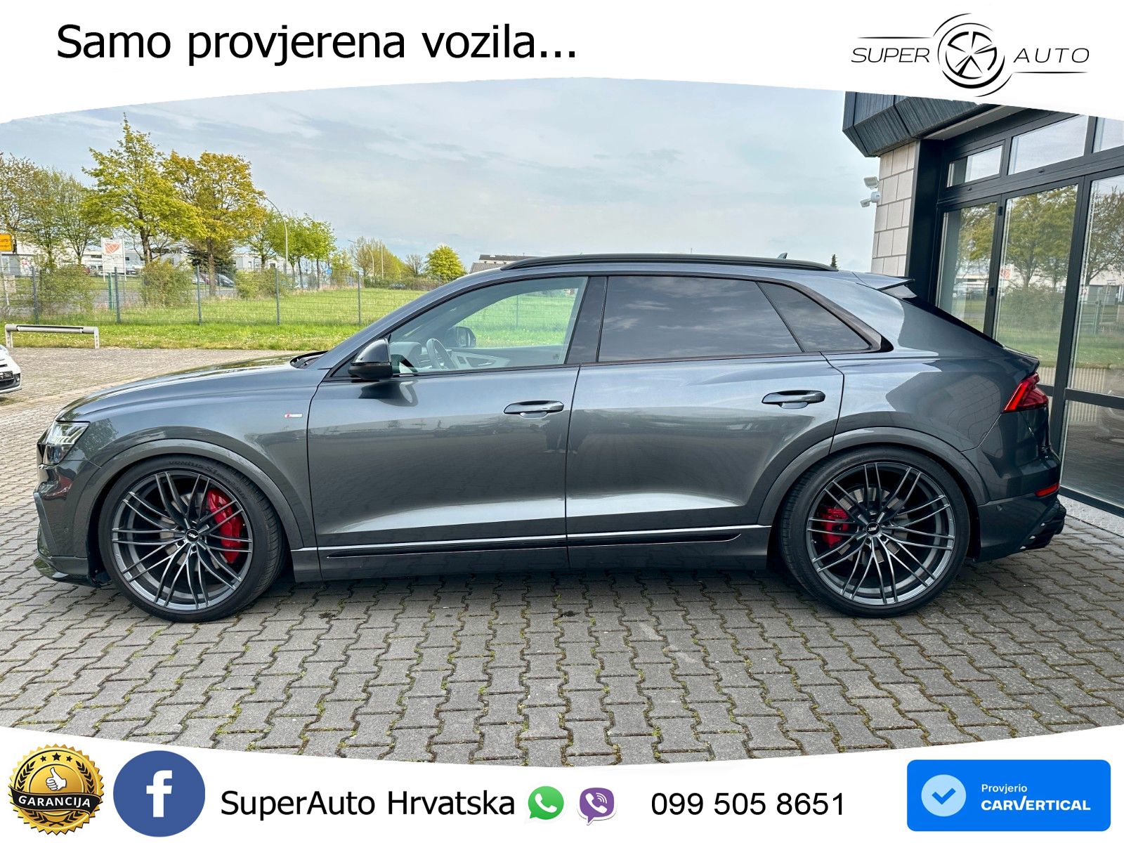 Audi Q8 50 TDI V6 (286 KS) quattro Tiptronic S line 330 KS LED+GR SJED+ACC