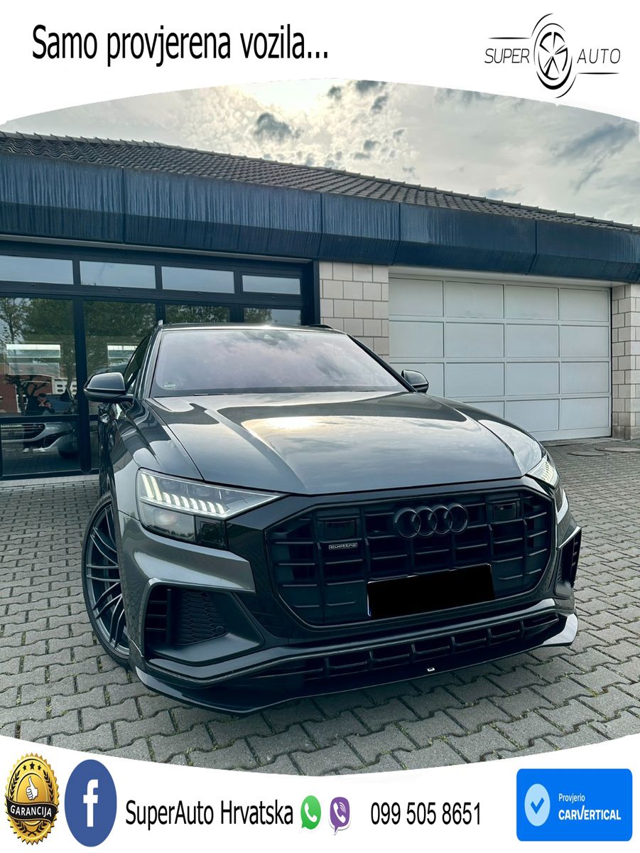 Audi Q8 50 TDI V6 (286 KS) quattro Tiptronic S line 330 KS LED+GR SJED+ACC