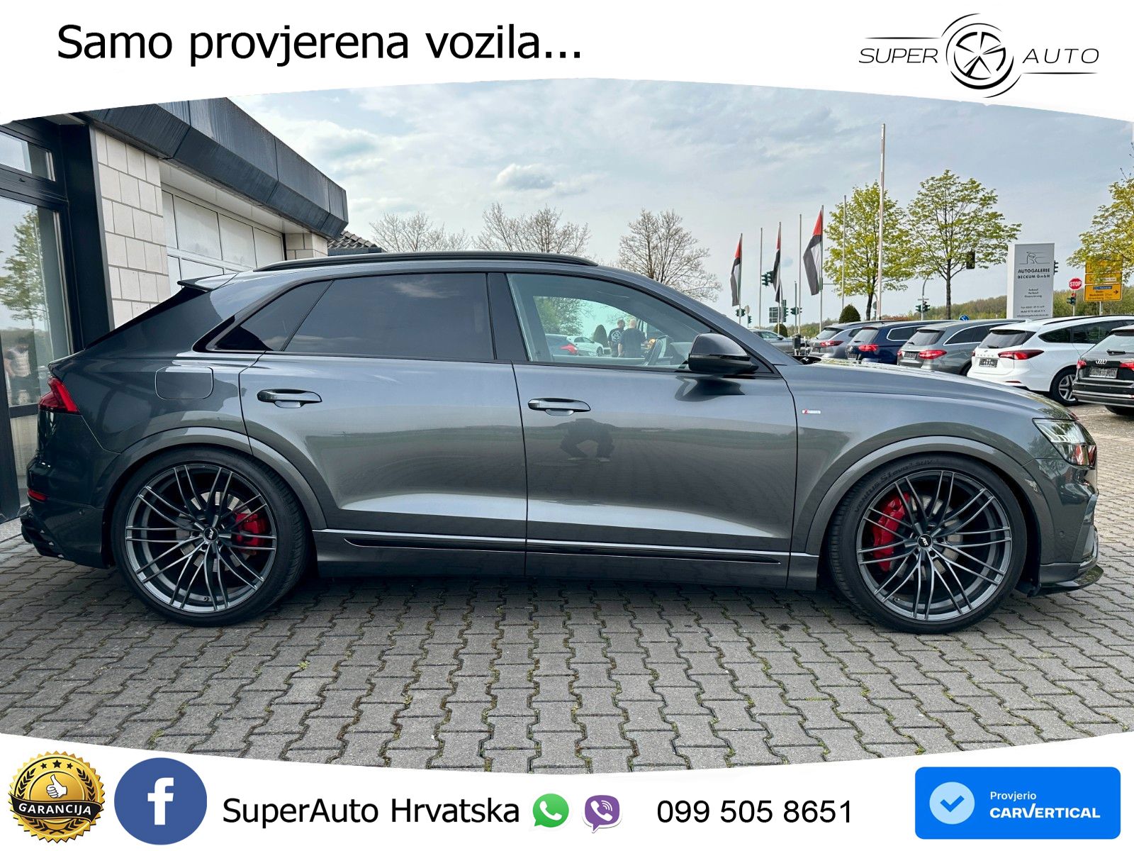 Audi Q8 50 TDI V6 (286 KS) quattro Tiptronic S line 330 KS LED+GR SJED+ACC