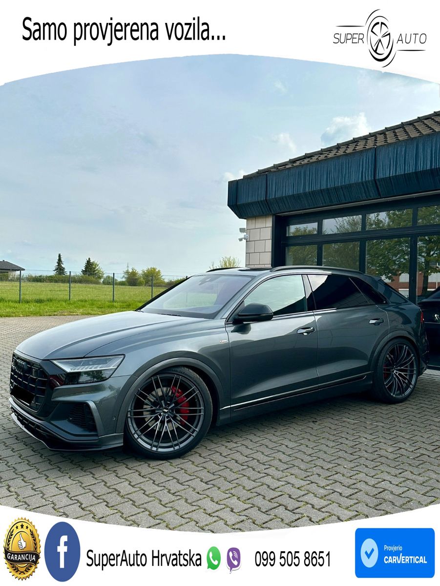 Audi Q8 50 TDI V6 (286 KS) quattro Tiptronic S line 330 KS LED+GR SJED+ACC
