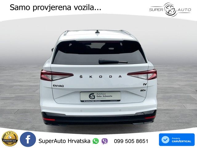 Škoda Enyaq iV 80x 82 kWh (265 KS) AWD SportLine LED+GR SJED+ACC