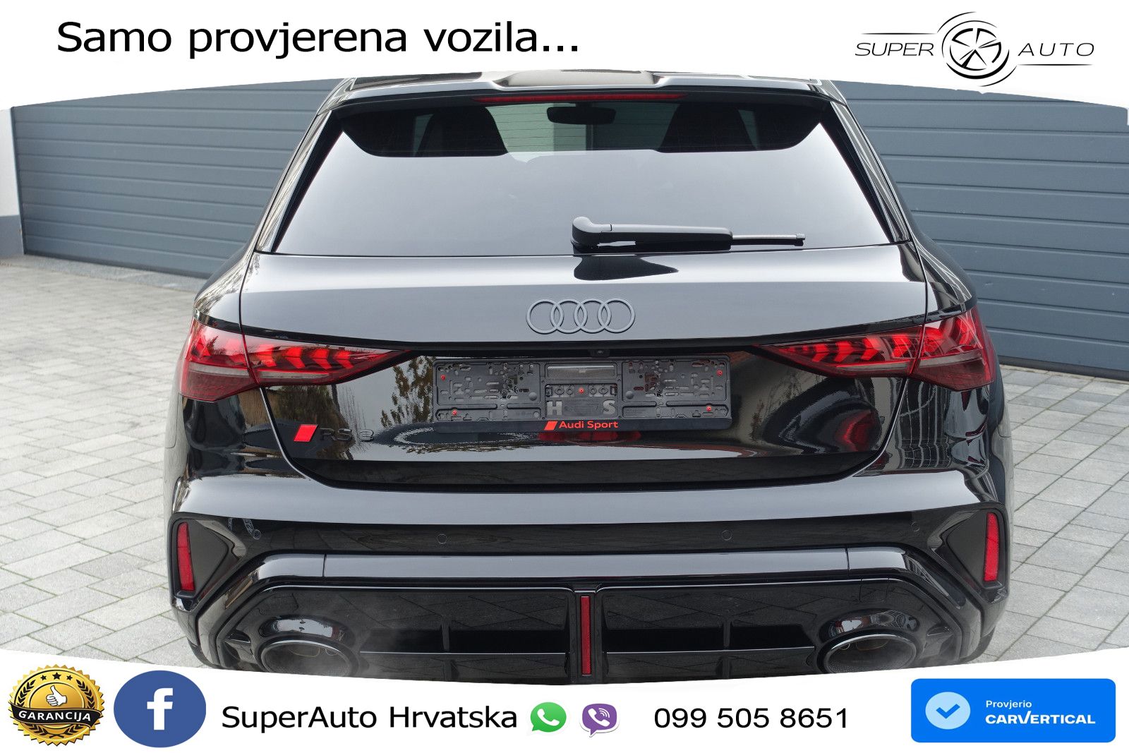Audi RS3 Sedan 2.5 TFSI (400 KS) quattro S tronic LED+GR SJED+ACC