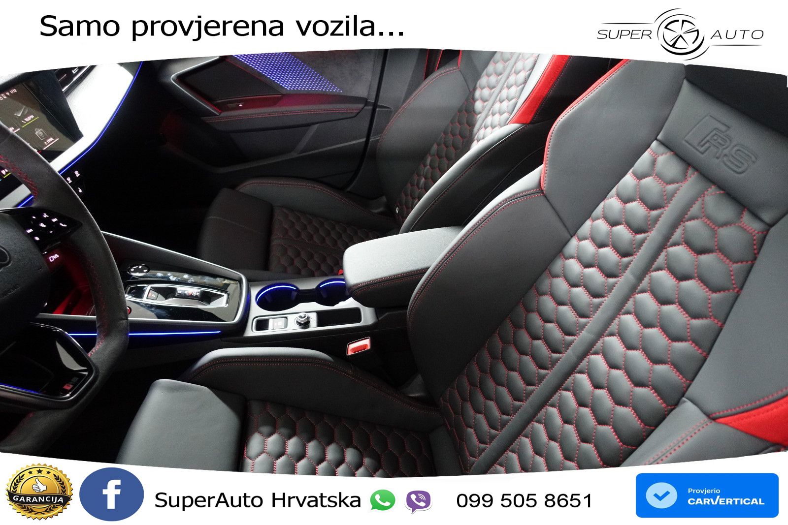 Audi RS3 Sedan 2.5 TFSI (400 KS) quattro S tronic LED+GR SJED+ACC