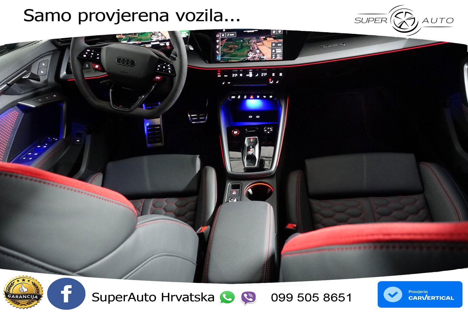Audi RS3 Sedan 2.5 TFSI (400 KS) quattro S tronic LED+GR SJED+ACC