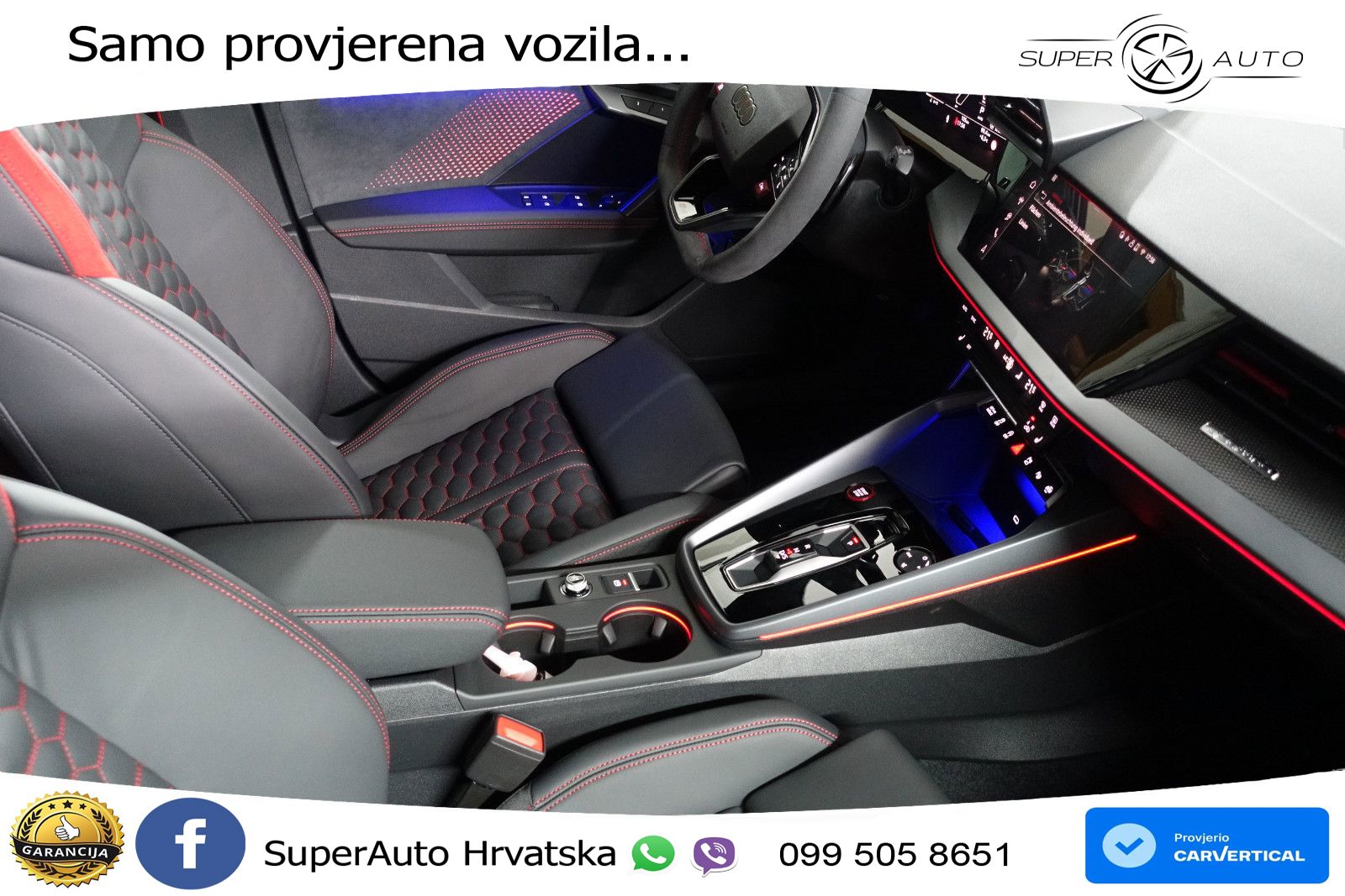 Audi RS3 Sedan 2.5 TFSI (400 KS) quattro S tronic LED+GR SJED+ACC