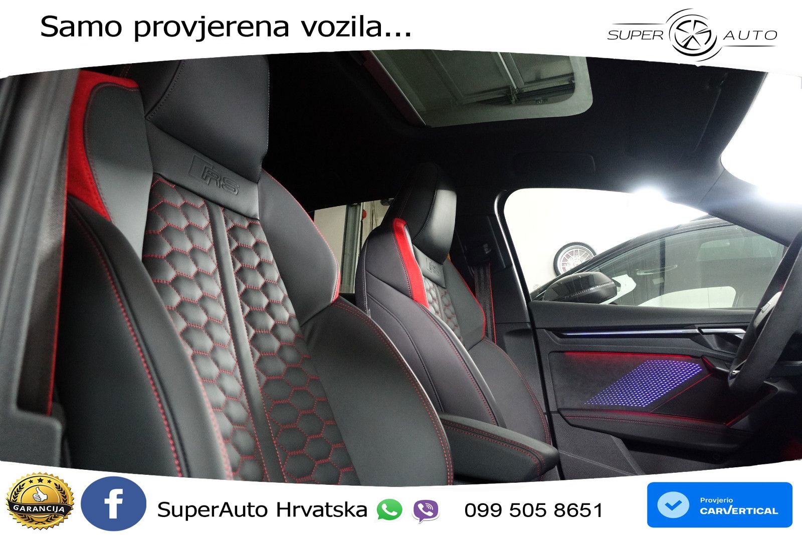 Audi RS3 Sedan 2.5 TFSI (400 KS) quattro S tronic LED+GR SJED+ACC