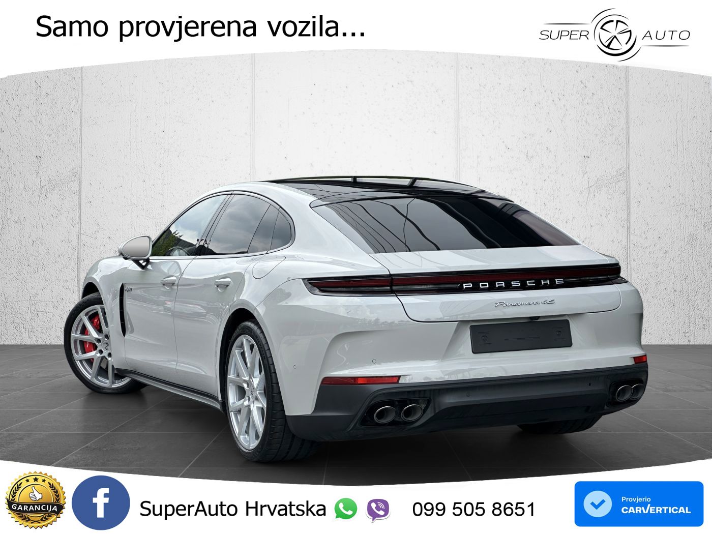 Porsche Panamera 4S 2.9 V6 (544 KS) E-Hybrid PDK ACC+HEAD+4xGR SJED+360+PANO