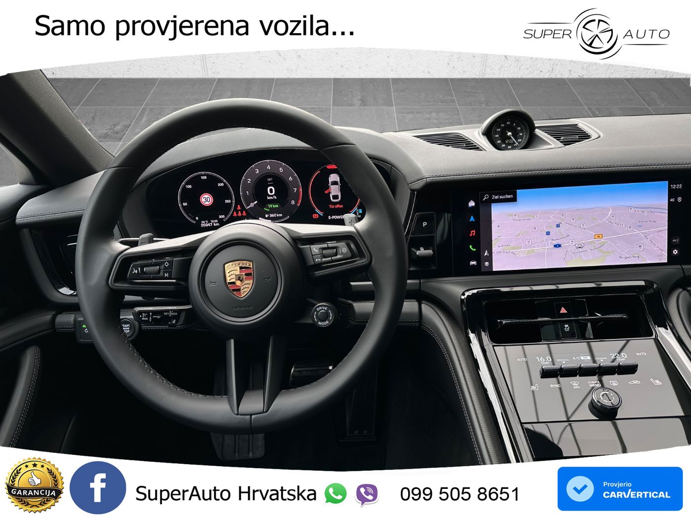 Porsche Panamera 4S 2.9 V6 (544 KS) E-Hybrid PDK ACC+HEAD+4xGR SJED+360+PANO