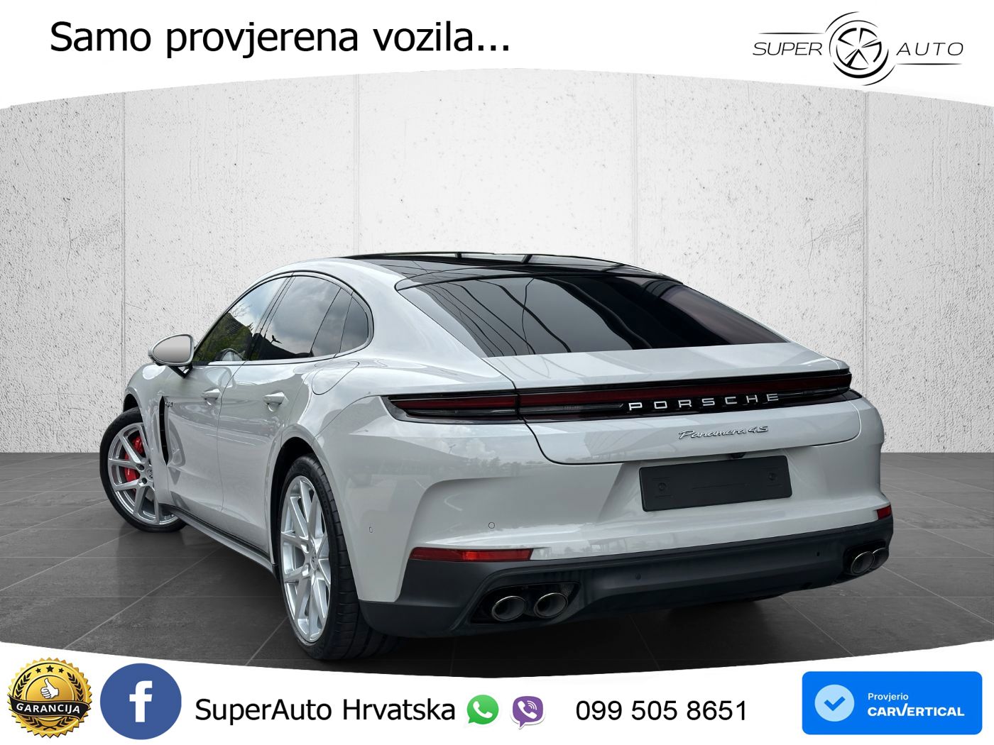 Porsche Panamera 4S 2.9 V6 (544 KS) E-Hybrid PDK ACC+HEAD+4xGR SJED+360+PANO