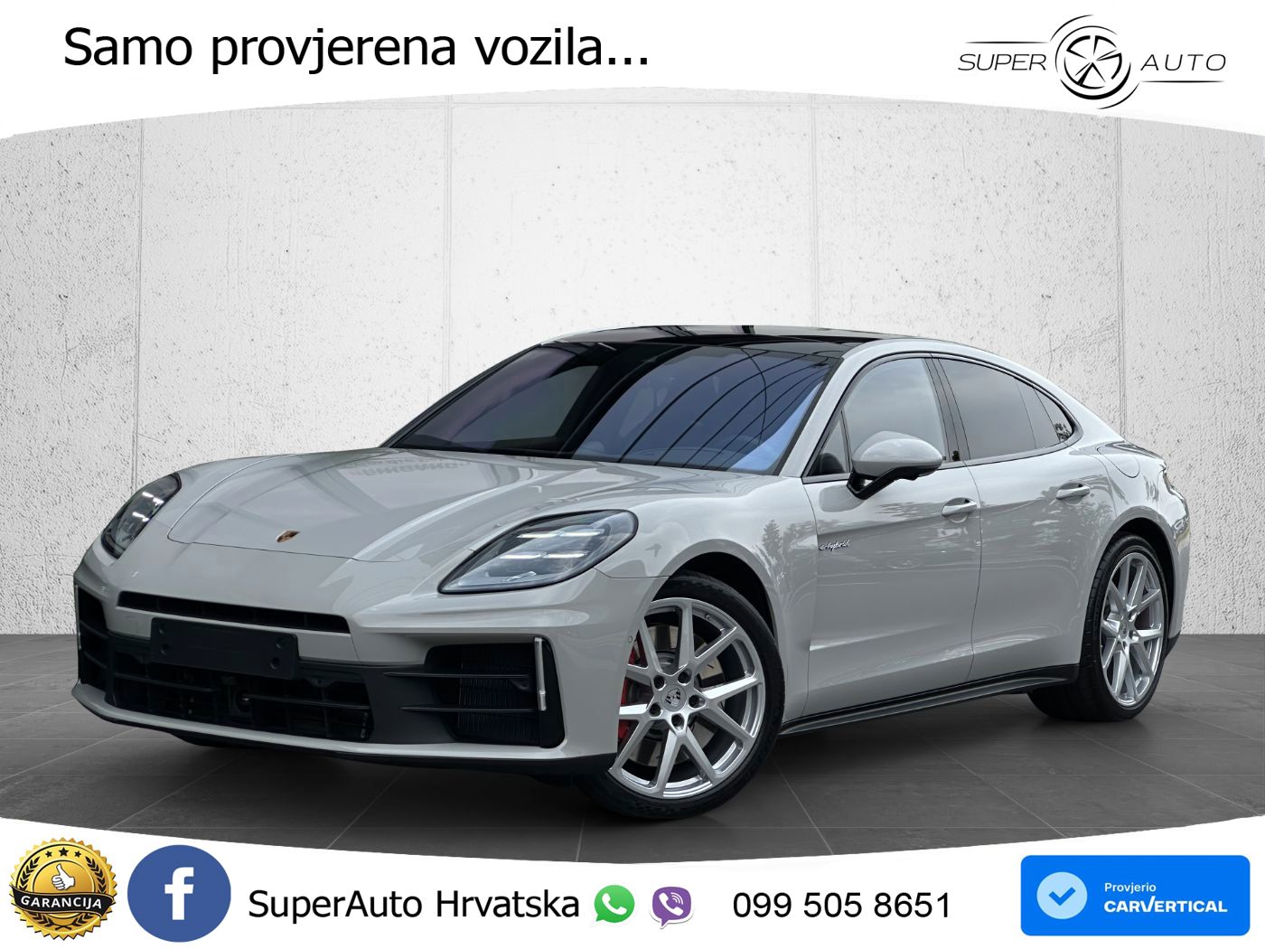 Porsche Panamera 4S 2.9 V6 (544 KS) E-Hybrid PDK ACC+HEAD+4xGR SJED+360+PANO