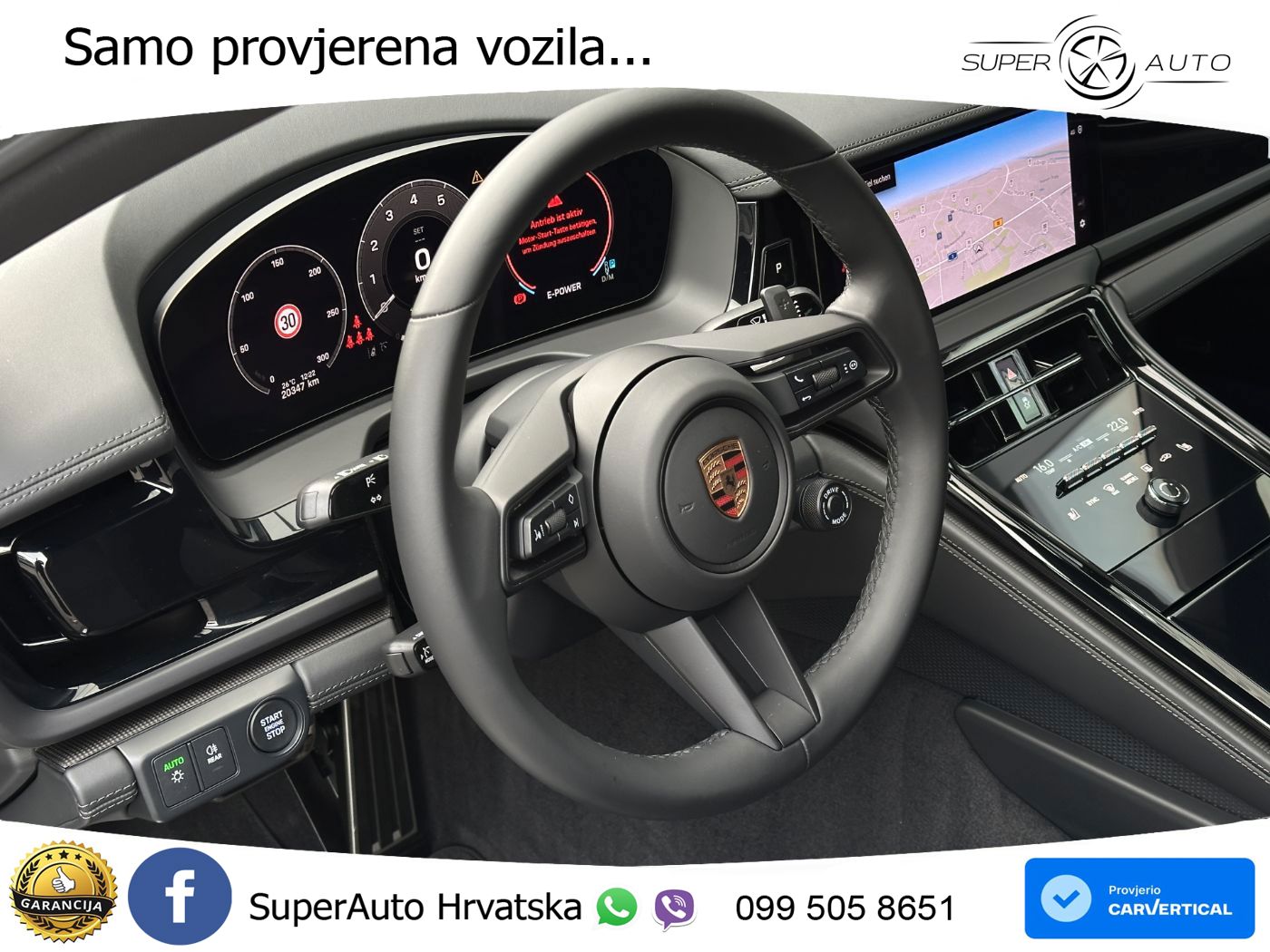 Porsche Panamera 4S 2.9 V6 (544 KS) E-Hybrid PDK ACC+HEAD+4xGR SJED+360+PANO