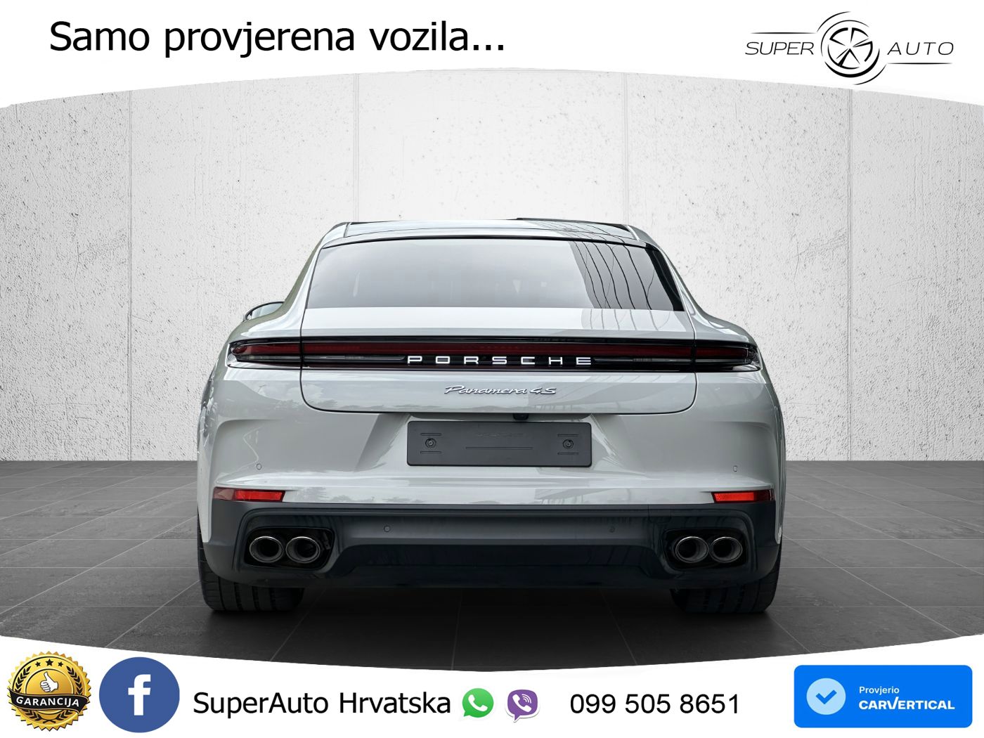 Porsche Panamera 4S 2.9 V6 (544 KS) E-Hybrid PDK ACC+HEAD+4xGR SJED+360+PANO