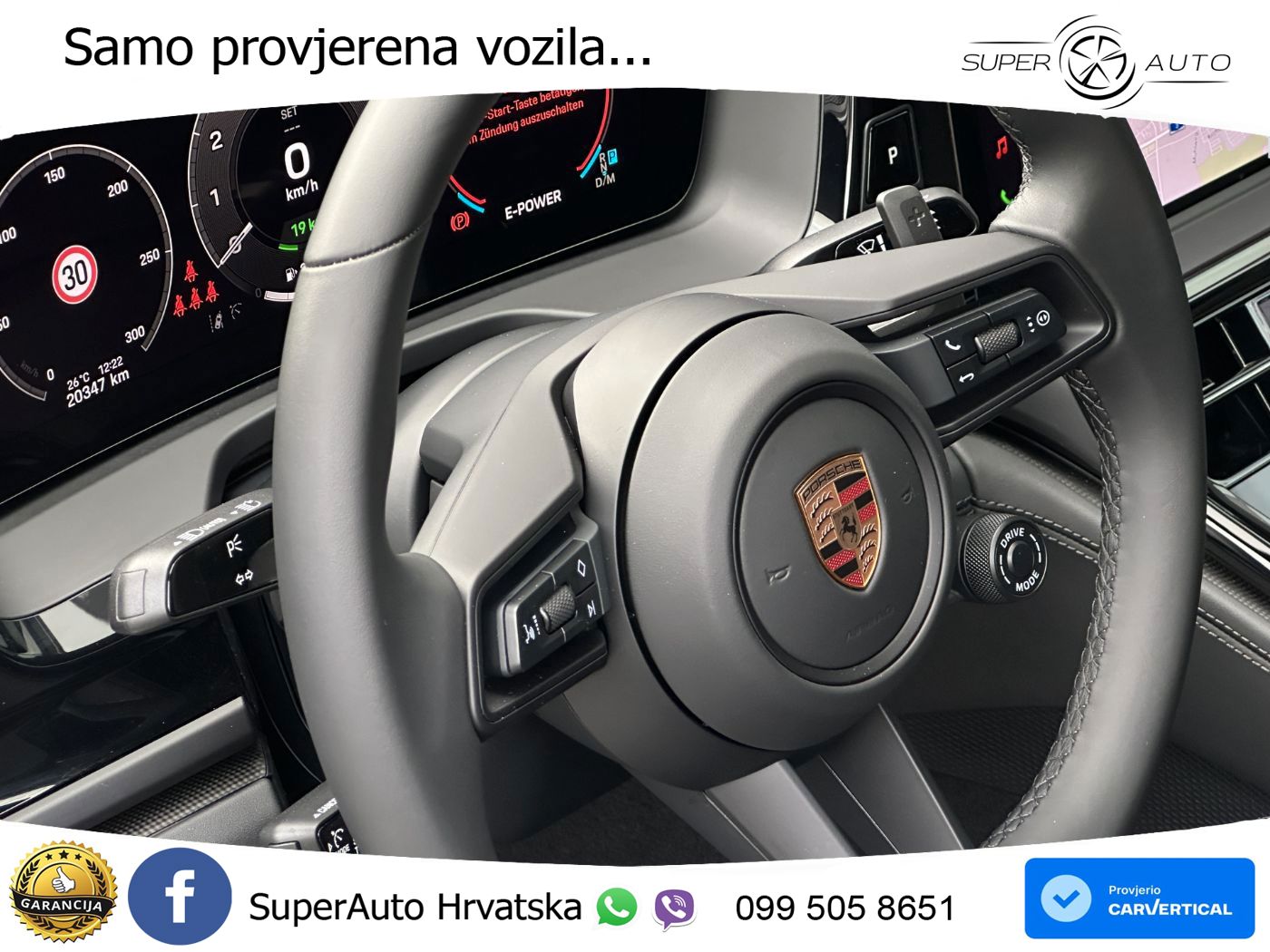 Porsche Panamera 4S 2.9 V6 (544 KS) E-Hybrid PDK ACC+HEAD+4xGR SJED+360+PANO