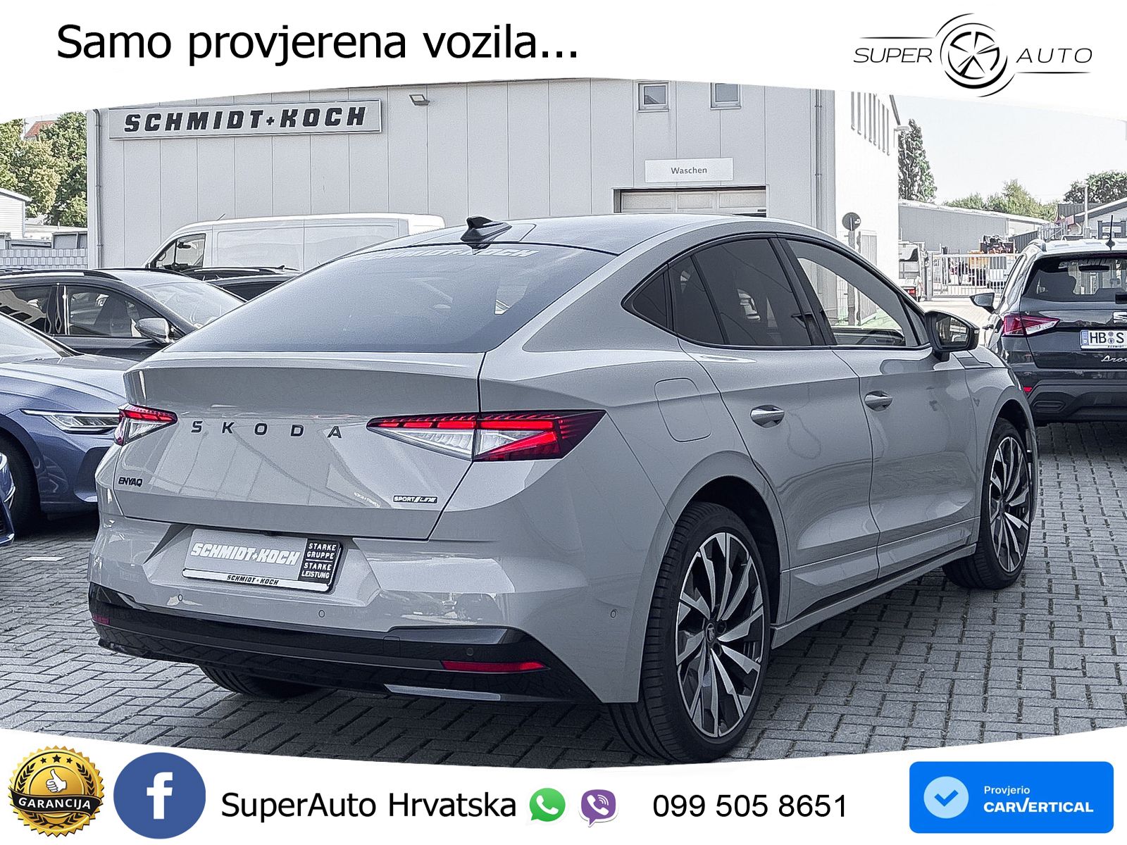 Škoda Enyaq Coupe iV 85 82 kWh (286 KS) SportLine LED+GR SJED+ACC