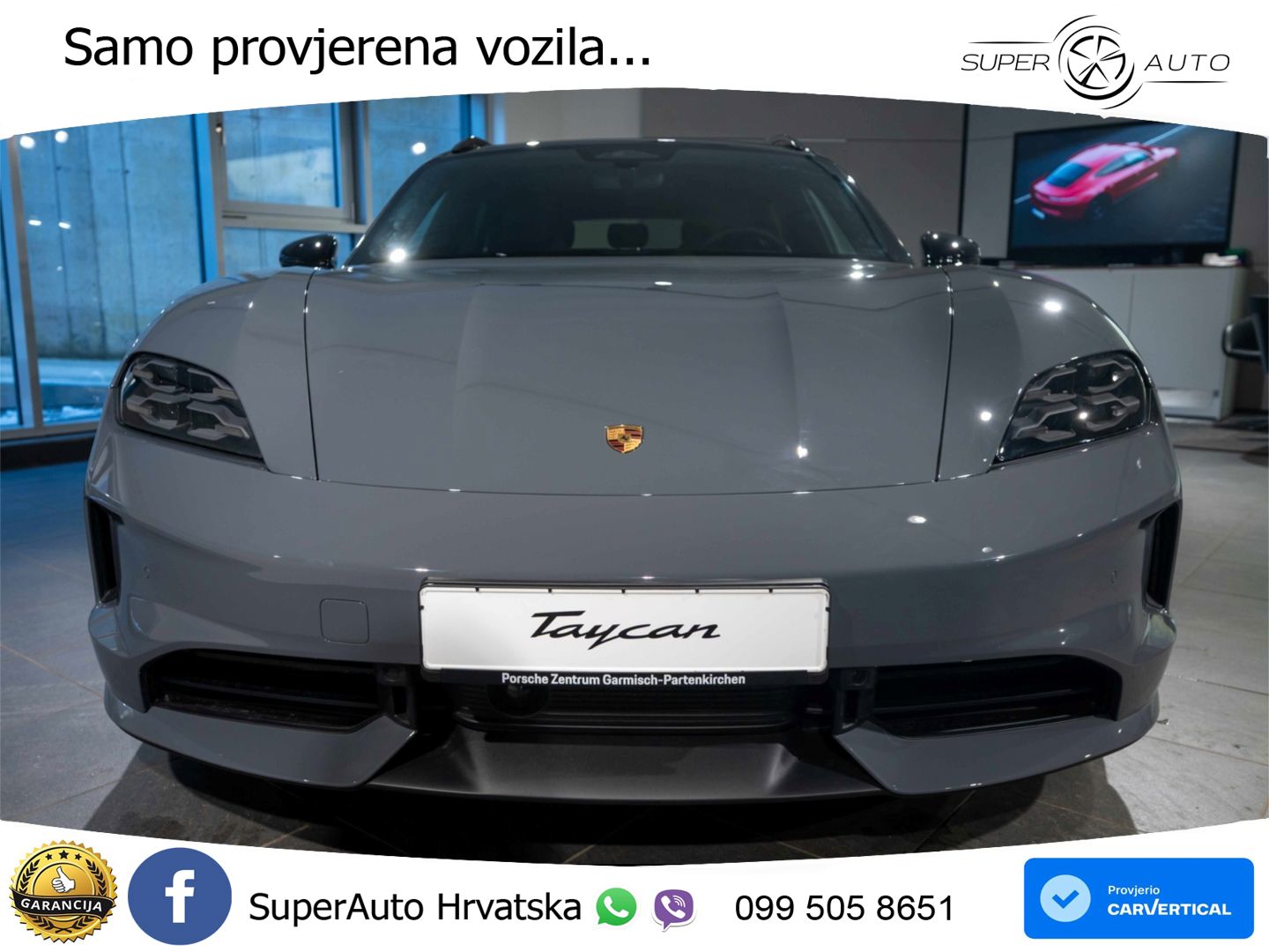 Porsche Taycan Sport Turismo 105 kWh (435 KS)