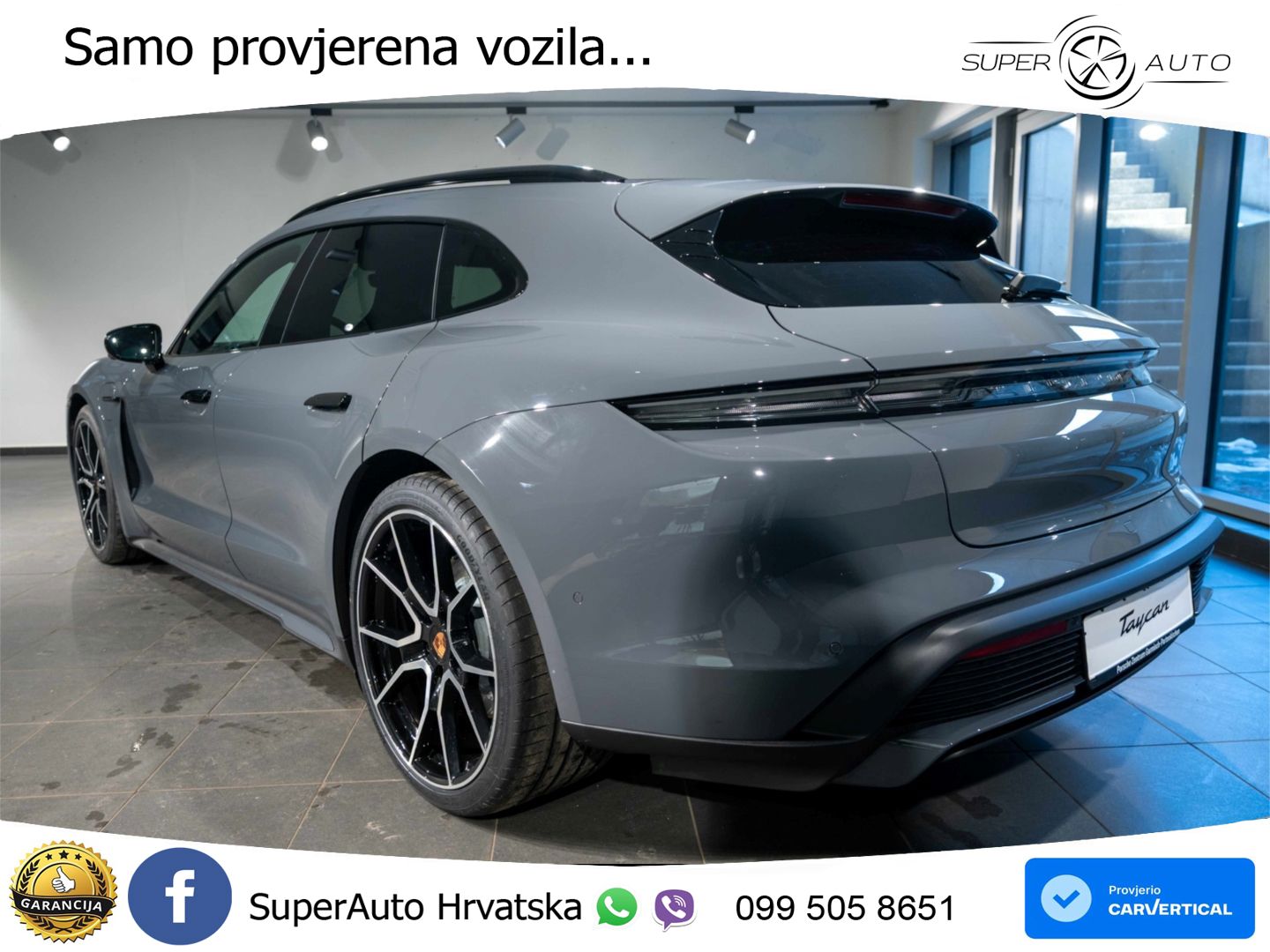 Porsche Taycan Sport Turismo 105 kWh (435 KS)