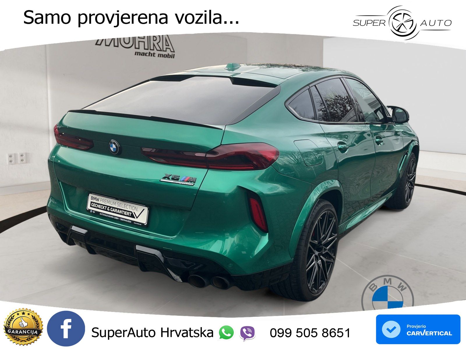 BMW X6 M Competition 4.4 V8 (625 KS) xDrive Steptronic LED+GR SJED+ACC