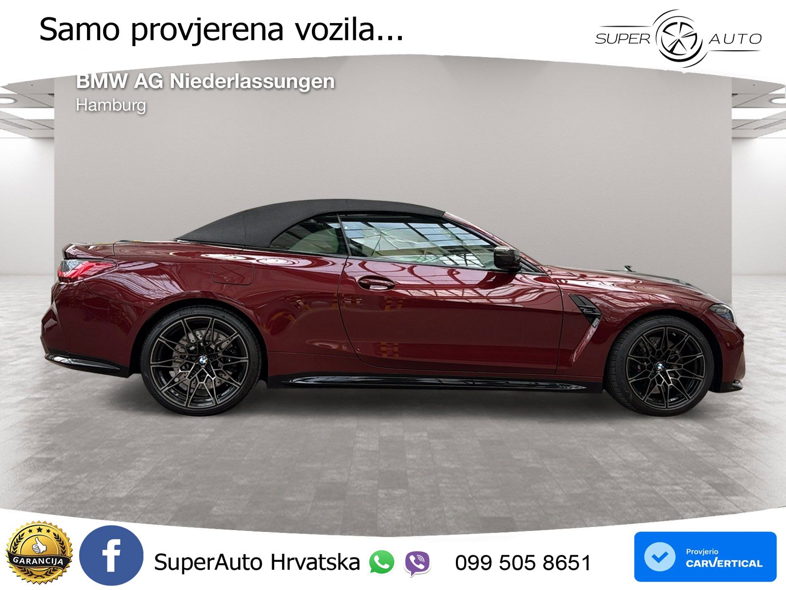 BMW M4 Convertible Competition 3.0 (510 KS) xDrive Steptronic