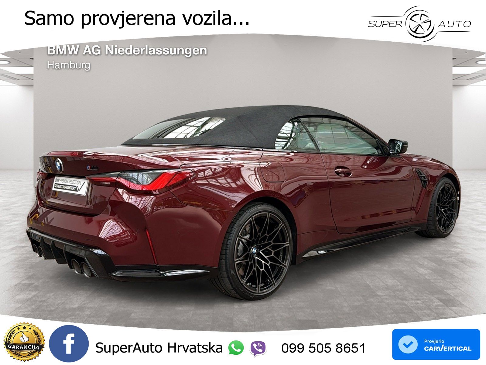 BMW M4 Convertible Competition 3.0 (510 KS) xDrive Steptronic