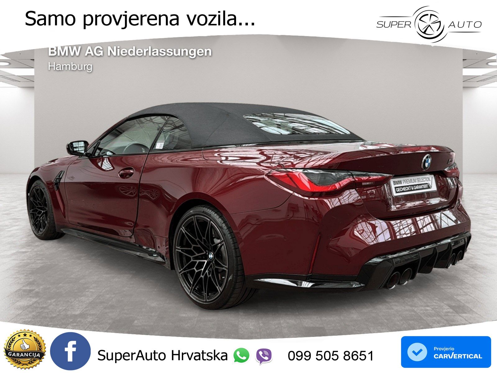 BMW M4 Convertible Competition 3.0 (510 KS) xDrive Steptronic