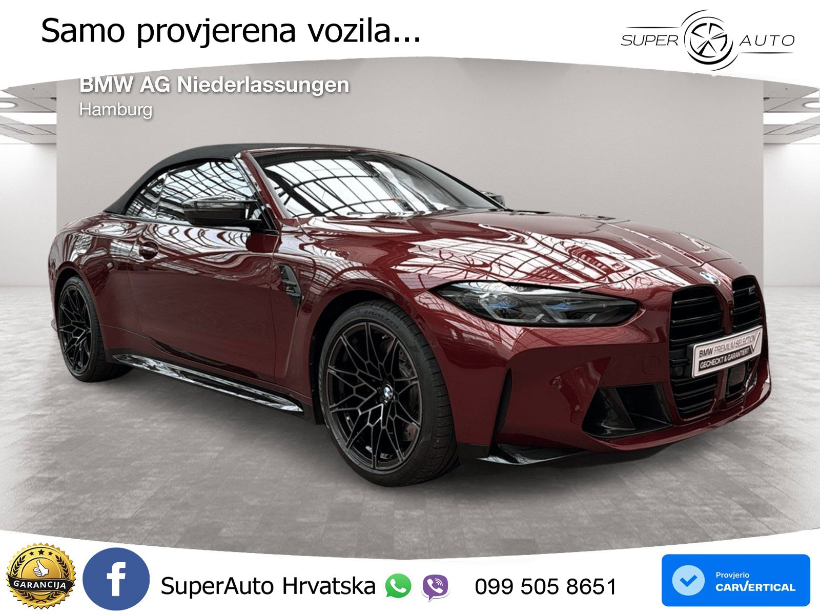 BMW M4 Convertible Competition 3.0 (510 KS) xDrive Steptronic