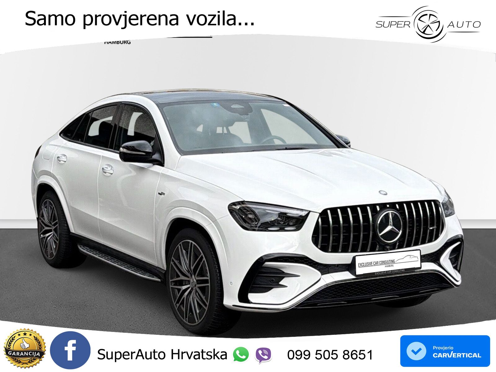 Mercedes AMG GLE Coupe 53 (435 KS) EQ Boost 4MATIC+ AMG SPEEDSHIFT TCT 9G LED+GR SJED+ACC