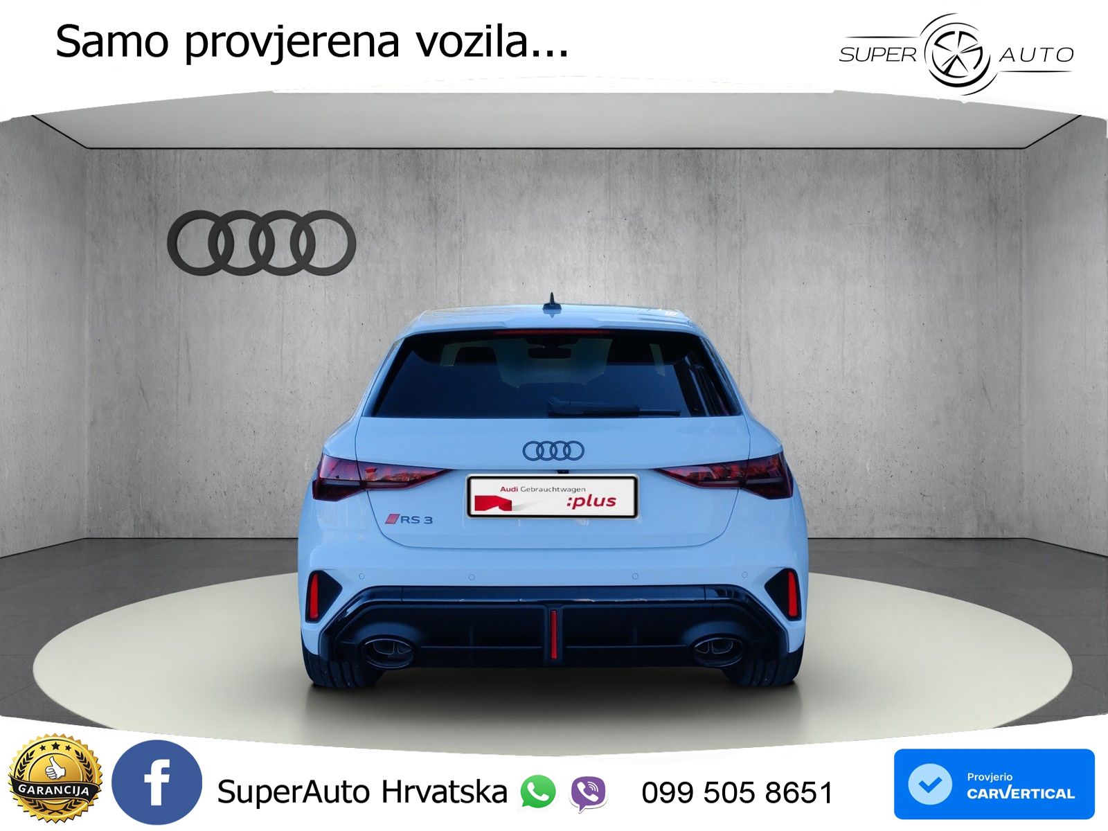 Audi RS3 Sedan 2.5 TFSI (400 KS) quattro S tronic LED+GR SJED+ACC