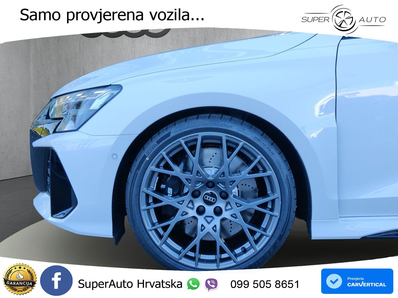 Audi RS3 Sedan 2.5 TFSI (400 KS) quattro S tronic LED+GR SJED+ACC