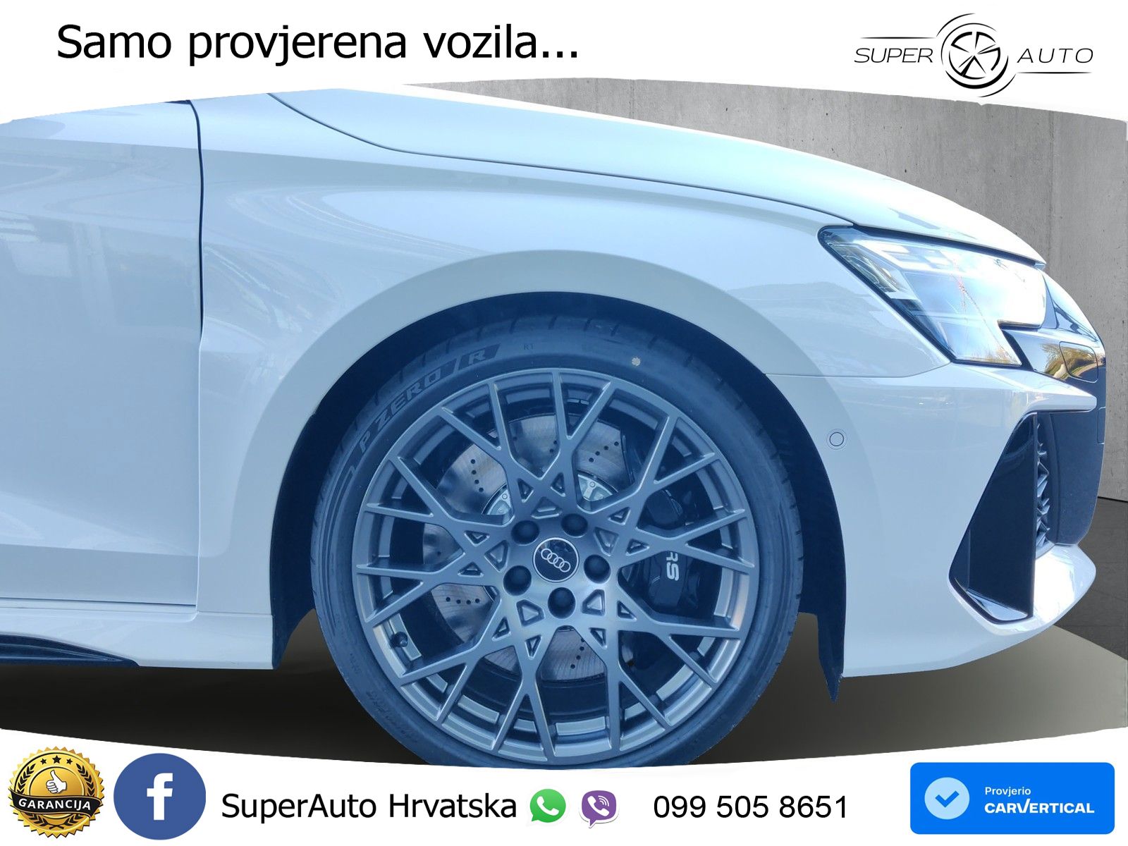 Audi RS3 Sedan 2.5 TFSI (400 KS) quattro S tronic LED+GR SJED+ACC