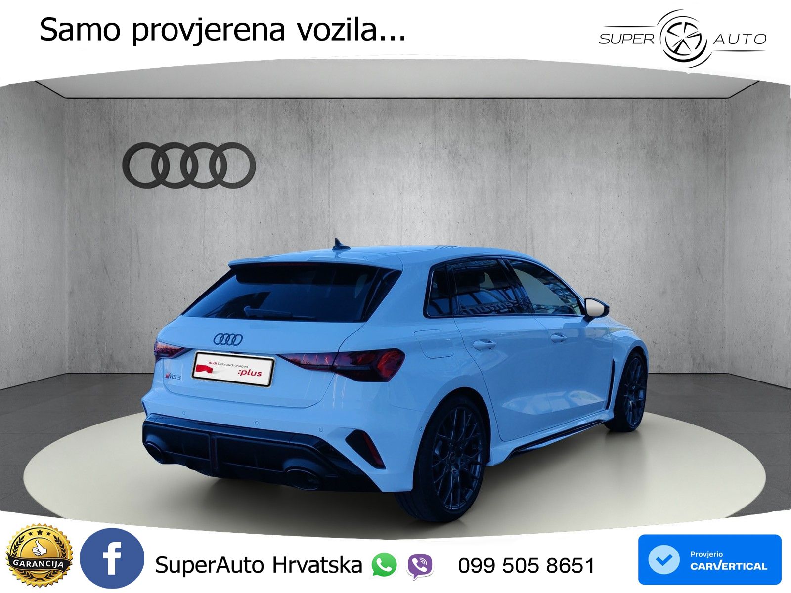 Audi RS3 Sedan 2.5 TFSI (400 KS) quattro S tronic LED+GR SJED+ACC