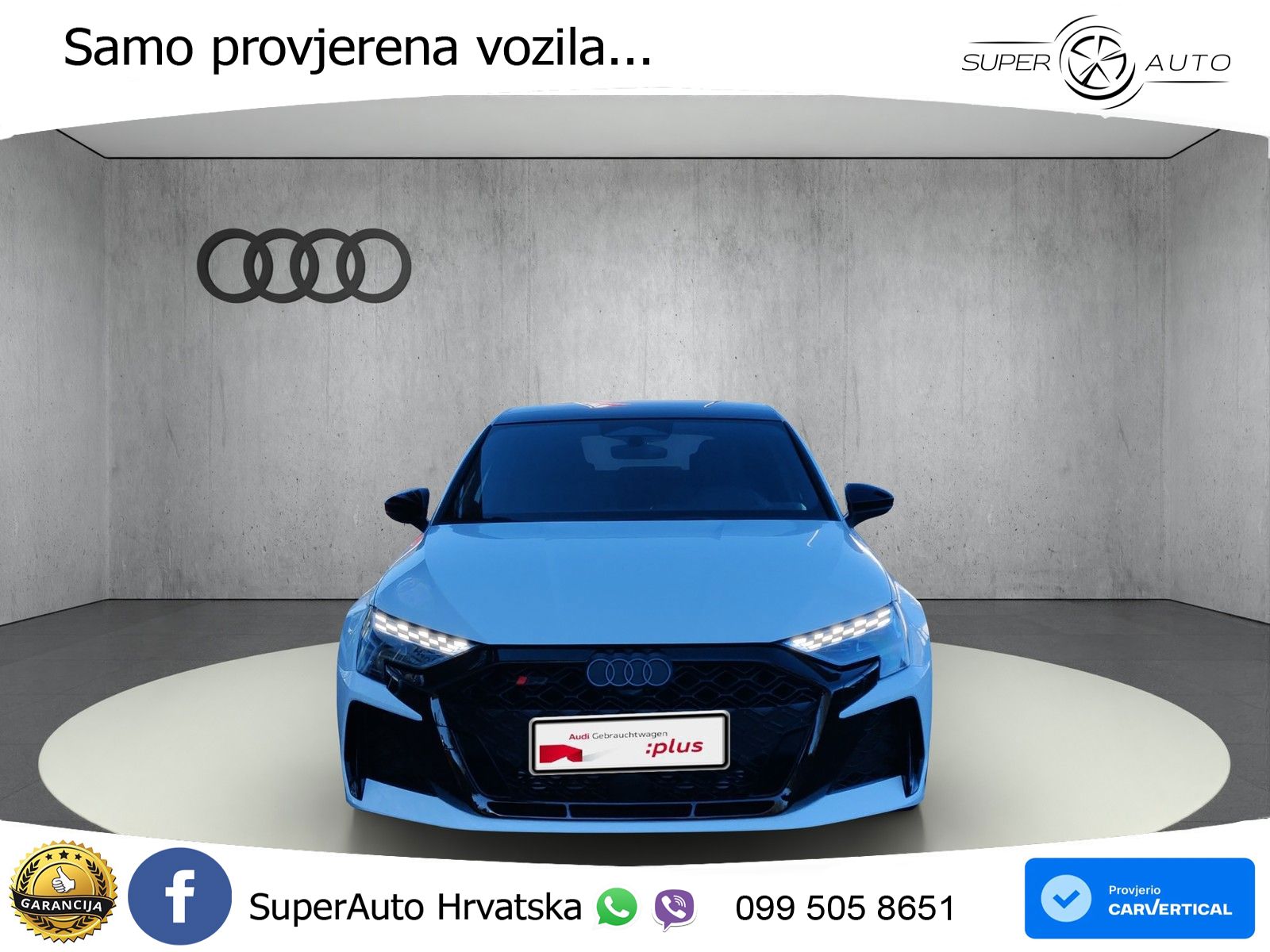 Audi RS3 Sedan 2.5 TFSI (400 KS) quattro S tronic LED+GR SJED+ACC