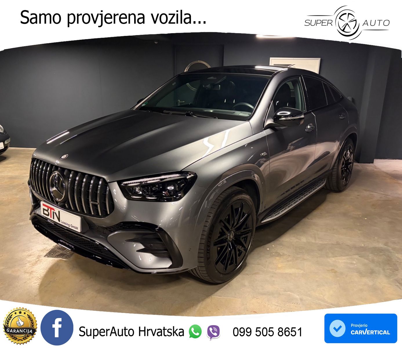 Mercedes AMG GLE Coupe 53 (435 KS) EQ Boost 4MATIC+ AMG SPEEDSHIFT TCT 9G