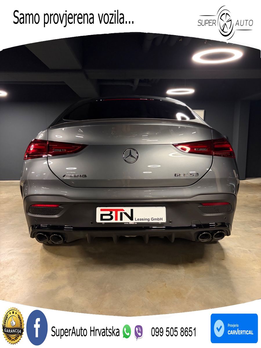 Mercedes AMG GLE Coupe 53 (435 KS) EQ Boost 4MATIC+ AMG SPEEDSHIFT TCT 9G