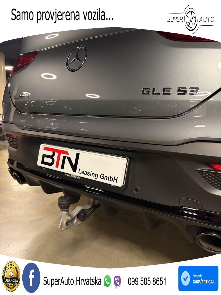 Mercedes AMG GLE Coupe 53 (435 KS) EQ Boost 4MATIC+ AMG SPEEDSHIFT TCT 9G