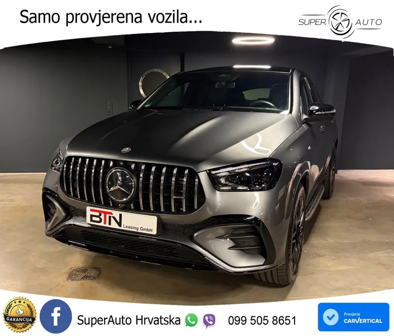 Mercedes AMG GLE Coupe 53 (435 KS) EQ Boost 4MATIC+ AMG SPEEDSHIFT TCT 9G