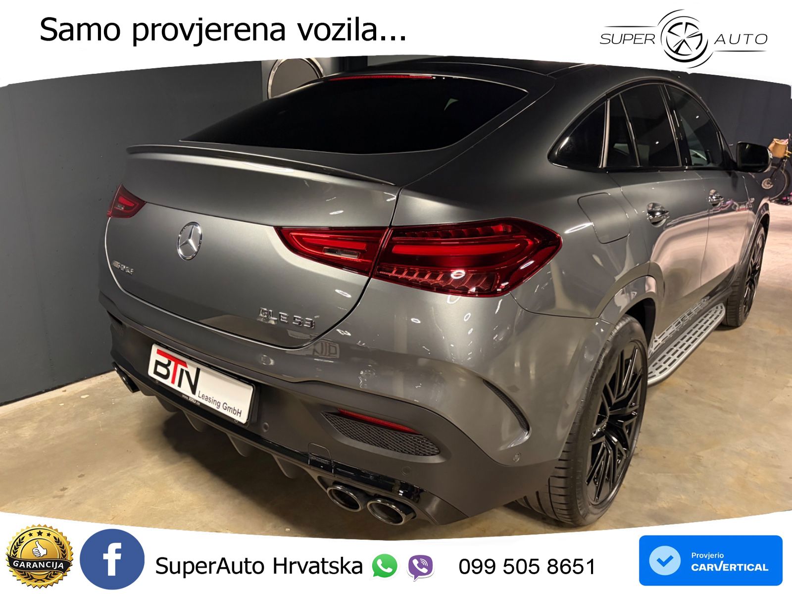 Mercedes AMG GLE Coupe 53 (435 KS) EQ Boost 4MATIC+ AMG SPEEDSHIFT TCT 9G