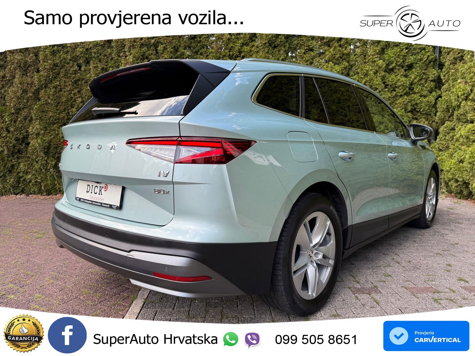 Škoda Enyaq iV 80x 82 kWh (265 KS) AWD