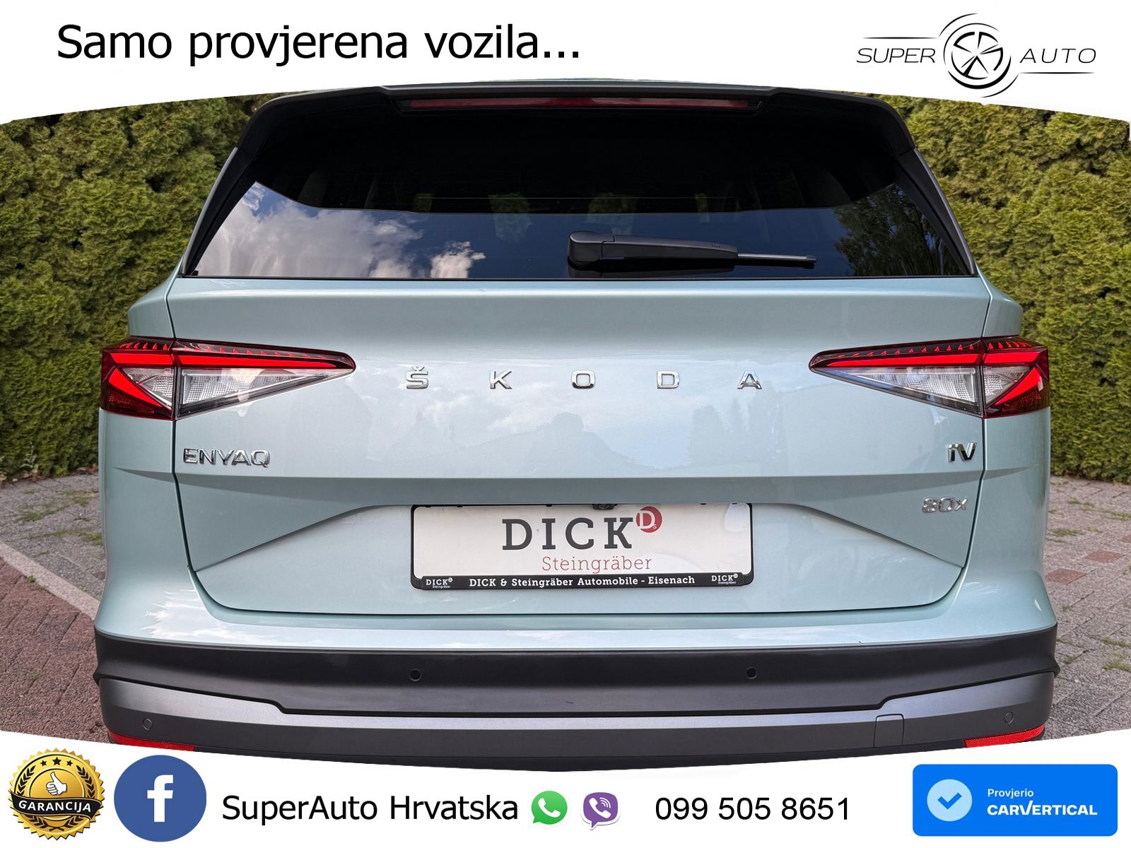 Škoda Enyaq iV 80x 82 kWh (265 KS) AWD