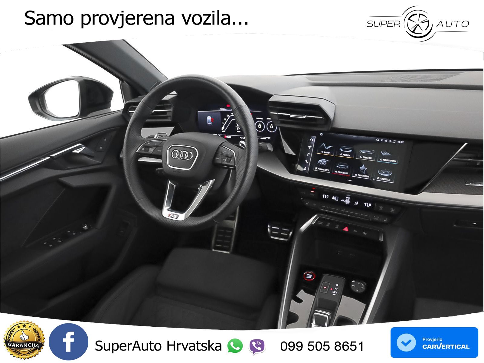 Audi RS3 Sedan 2.5 TFSI (400 KS) quattro S tronic LED+GR SJED+ACC