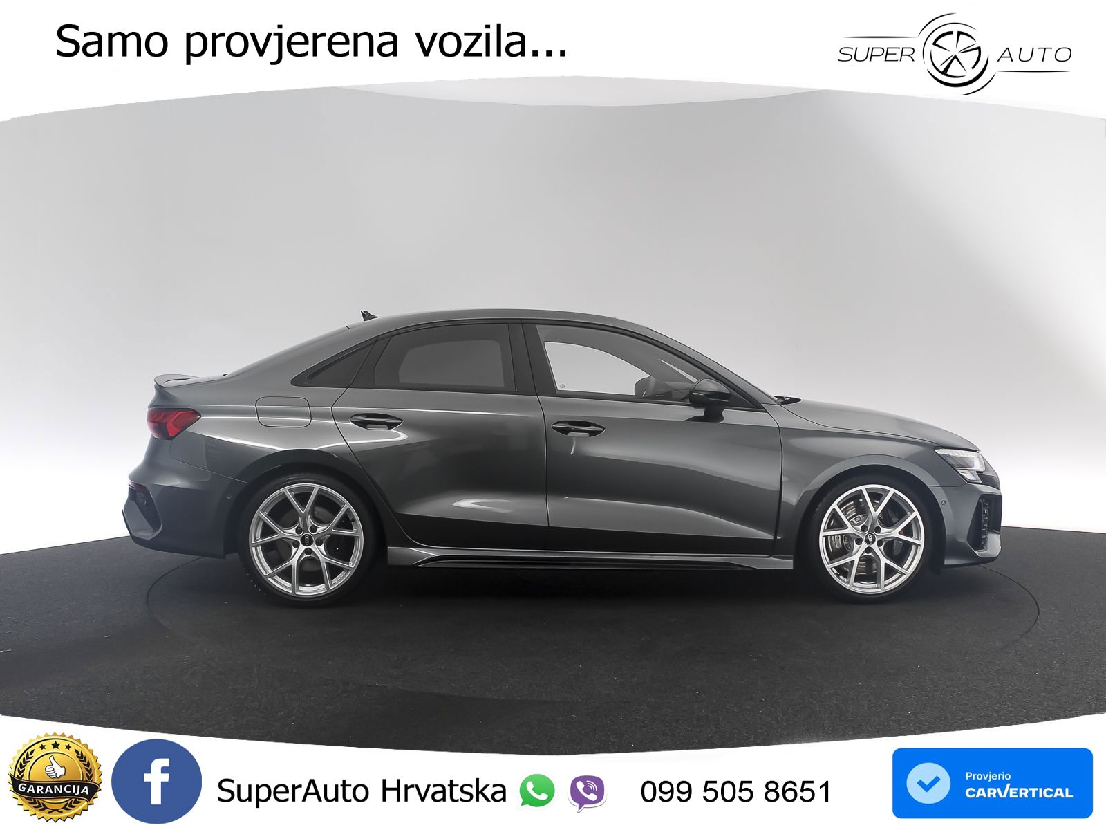 Audi RS3 Sedan 2.5 TFSI (400 KS) quattro S tronic LED+GR SJED+ACC