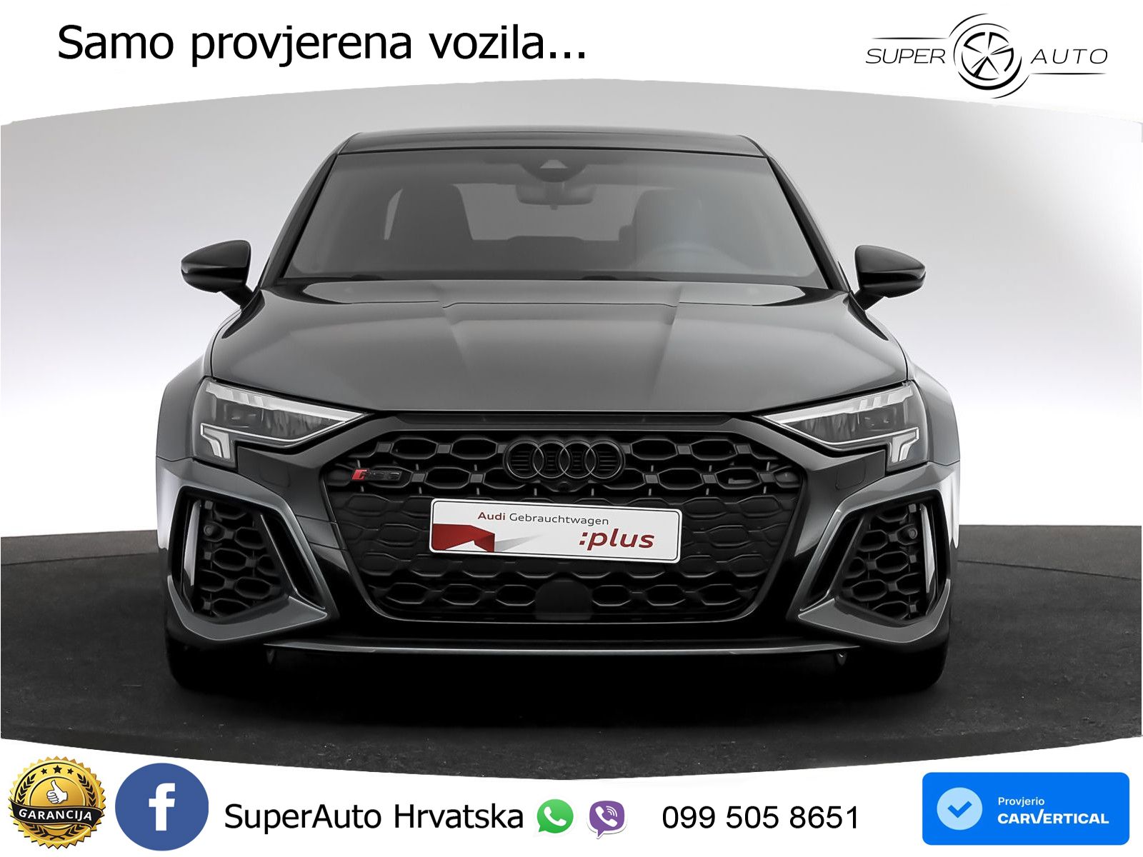 Audi RS3 Sedan 2.5 TFSI (400 KS) quattro S tronic LED+GR SJED+ACC