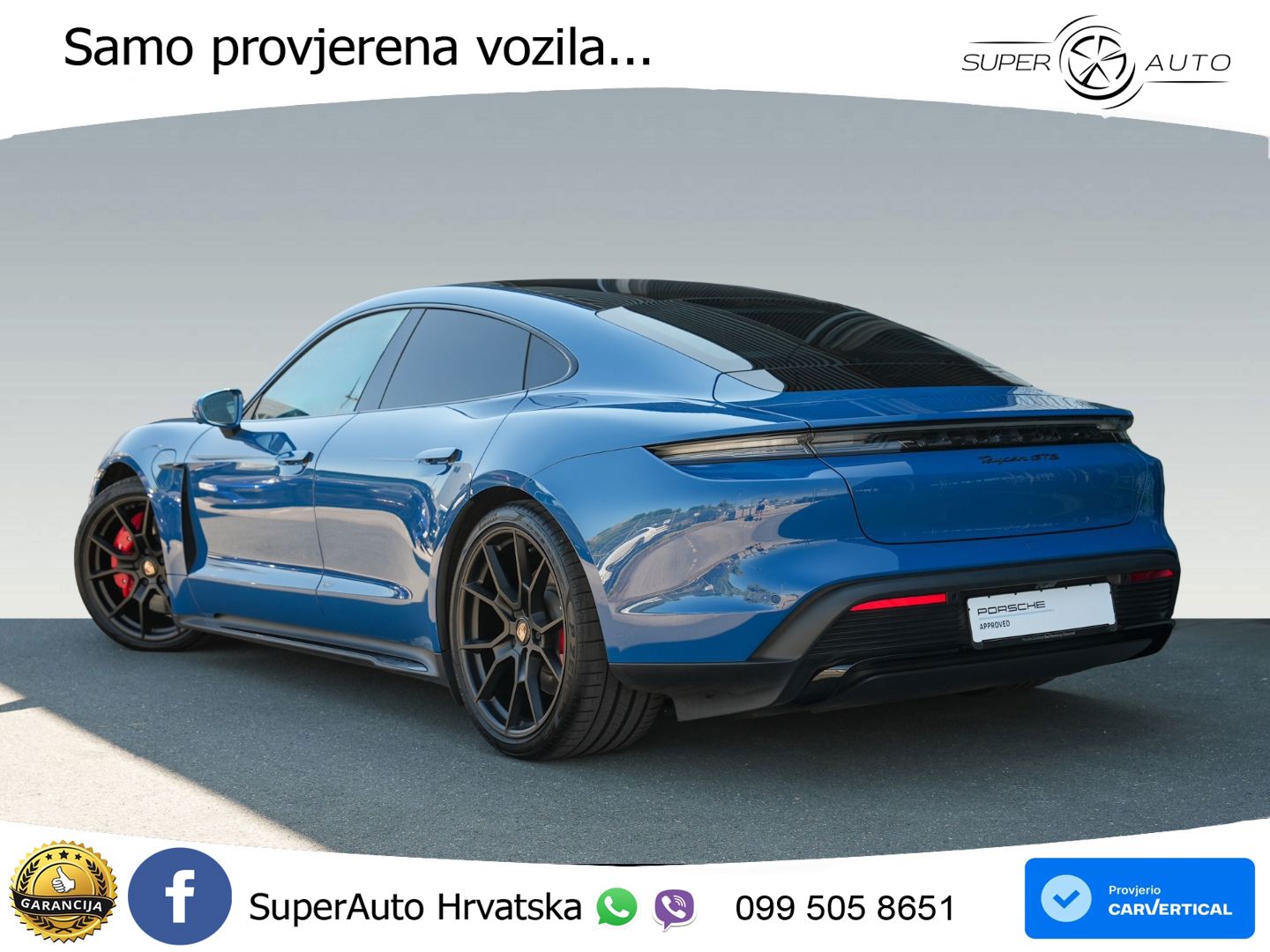 Porsche Taycan GTS Performance Plus 93.4 kWh (598 KS)