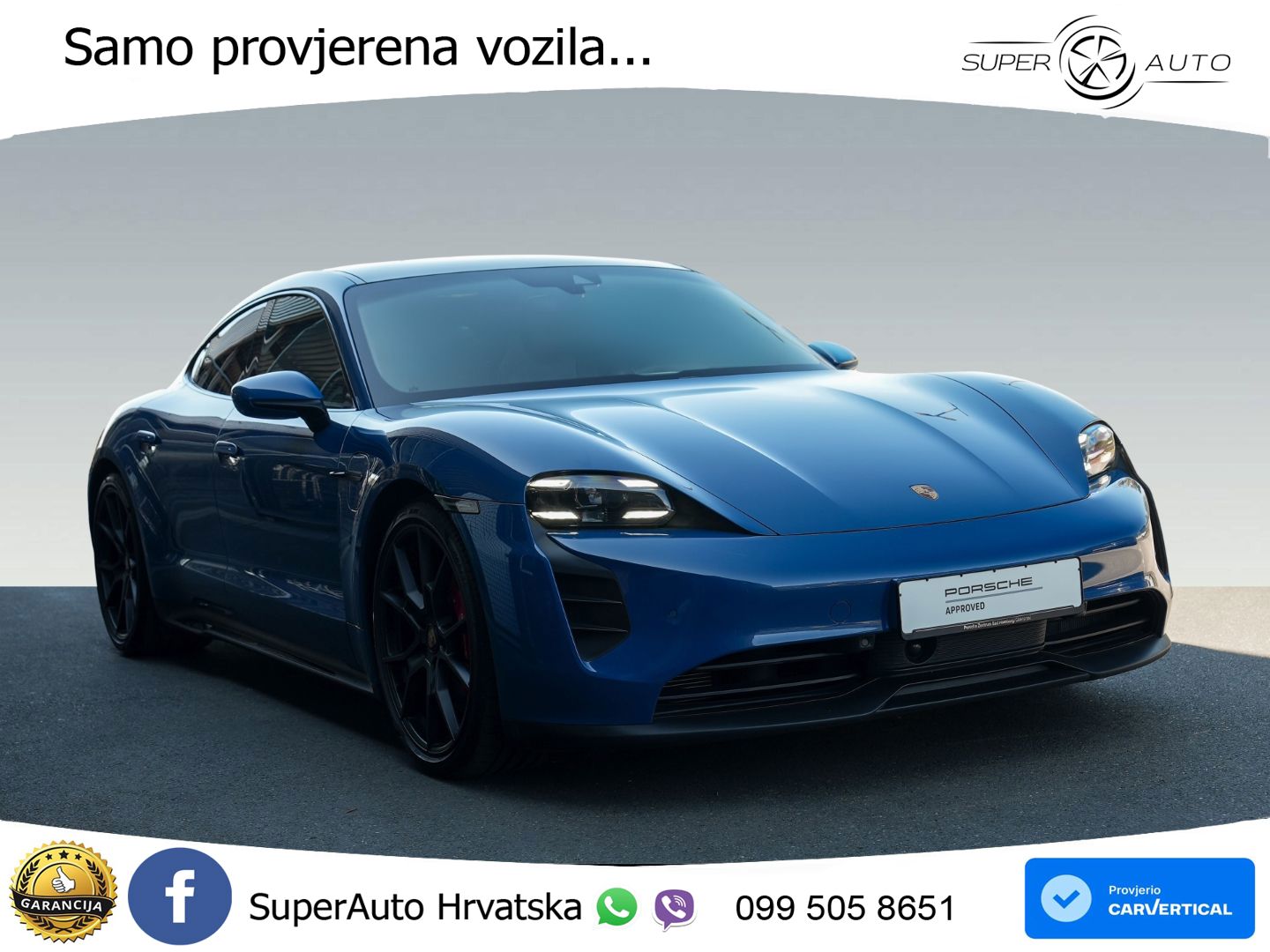 Porsche Taycan GTS Performance Plus 93.4 kWh (598 KS)