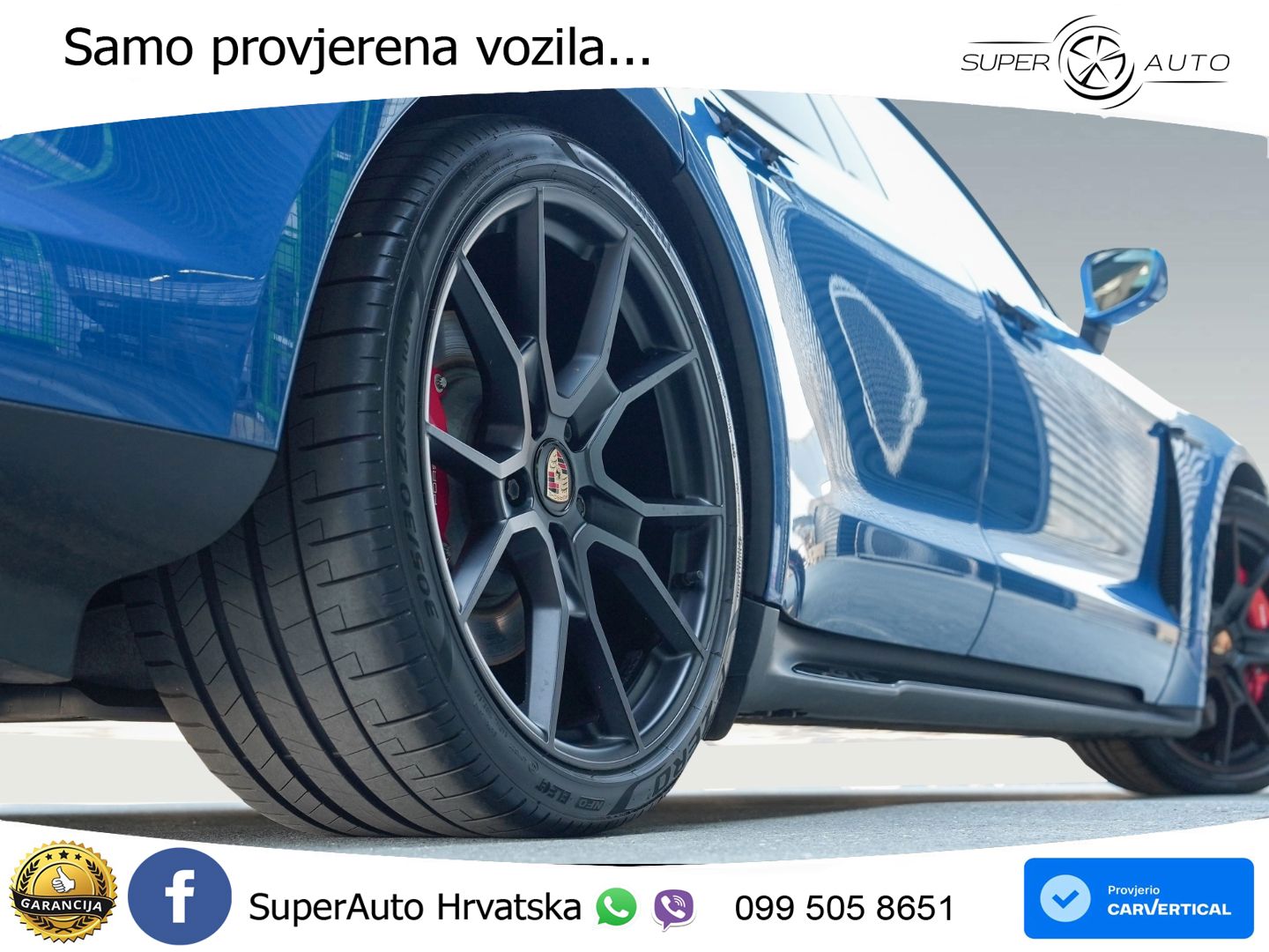 Porsche Taycan GTS Performance Plus 93.4 kWh (598 KS)